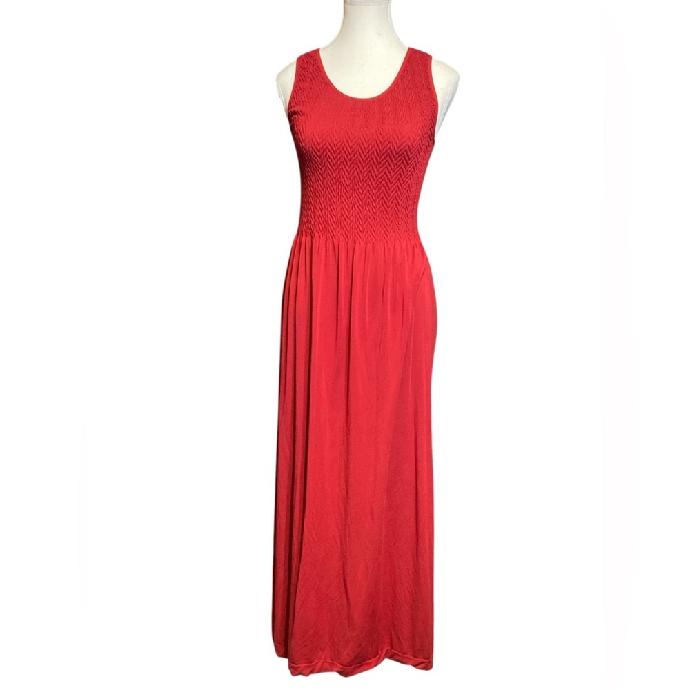 Lark + Grey red sleeveless maxi dress size 
L/XL
B